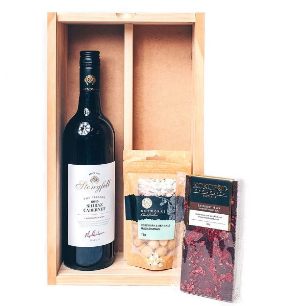 Chocolate hamper best for relaxing with red wine